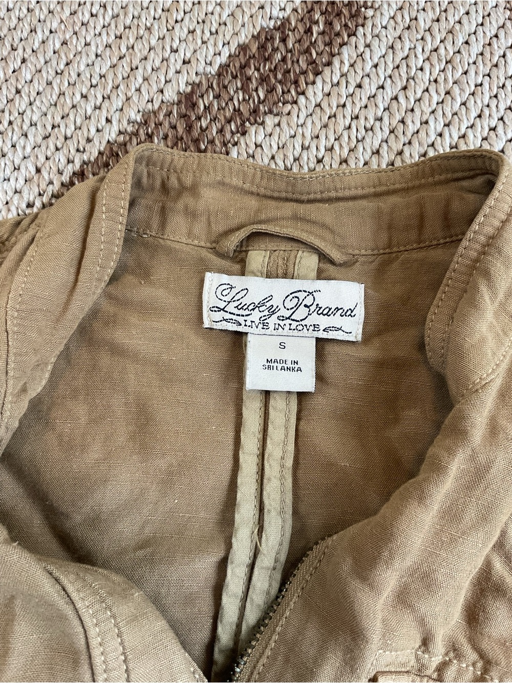 Lucky Brand Light Brown Utility Jacket - Picture 5 of 6
